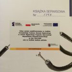 Książka serwisowa kolonoskopu pediatrycznego PCF-H190L, zakupiona z funduszy europejskich.
