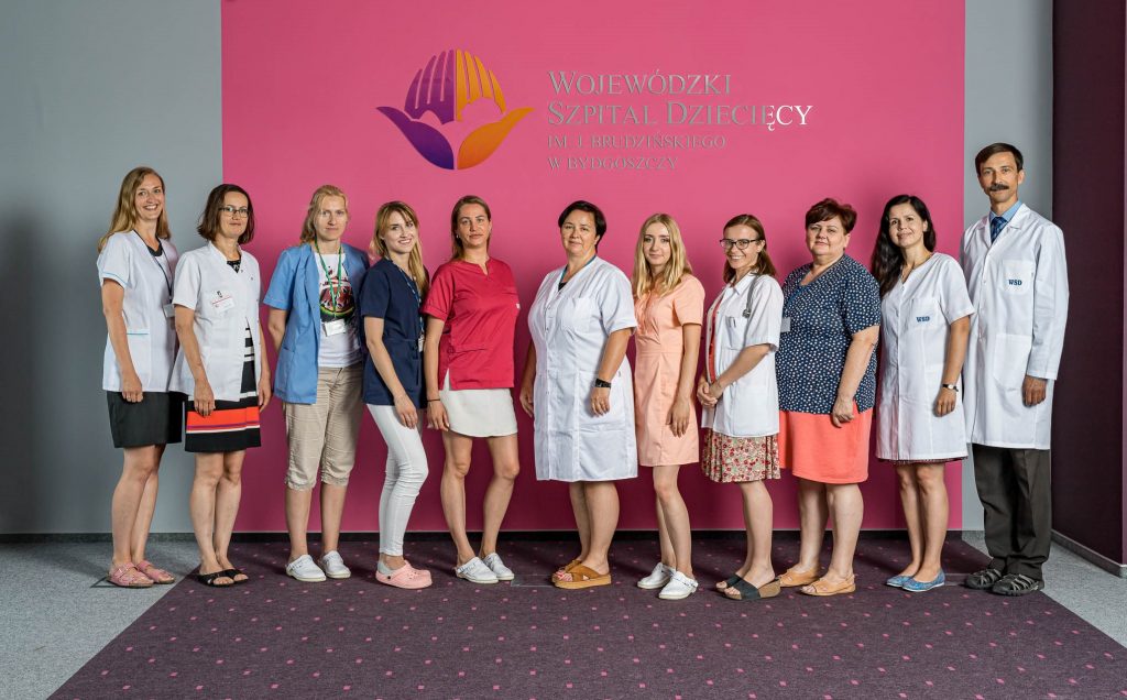 Pracownicy na oddziale neurologii dziecięcej