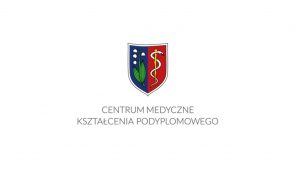 Logo Centrum Medycznego Kształcenia Podyplomowego, instytucji wspierającej kształcenie medyczne w Polsce.