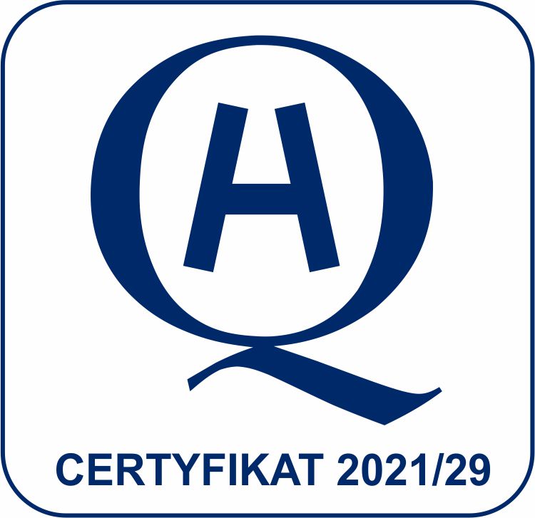 Certyfikat Akredytacyjny Centrum Monitorowania Jakości w Ochronie Zdrowia logotyp