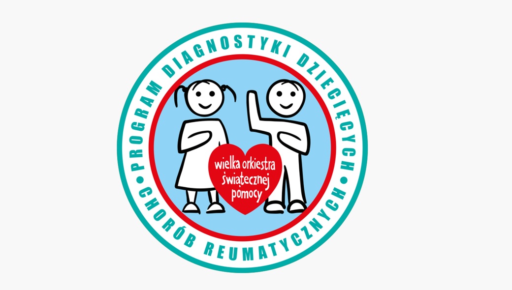 Logotyp Programu Diagnostyki Dziecięcych Chorób Reumatycznych WOŚP