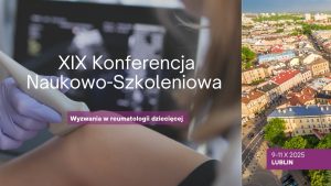 Badanie USG stawów kolanowych, obok zdjęcie panoramy Lublina